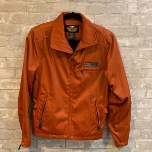 Harley Davidson Womens S Orange Riding Jacket